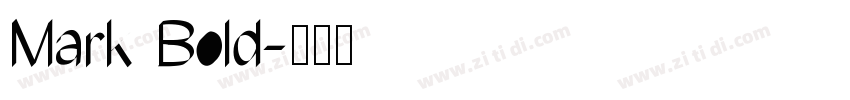 Mark Bold字体转换